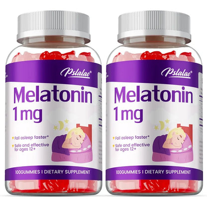 Melatonin Gummies 1mg - Children's Sleep Aids Support Healthy Sleep, Relieve Insomnia, and Help Children Fall Asleep Faster