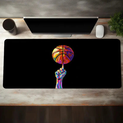 Basketball pattern Mouse Pad  Computer Office Game Table Mats XXL Rubber Anti-slip Gaming Keyboard Long Desk Pads playmat