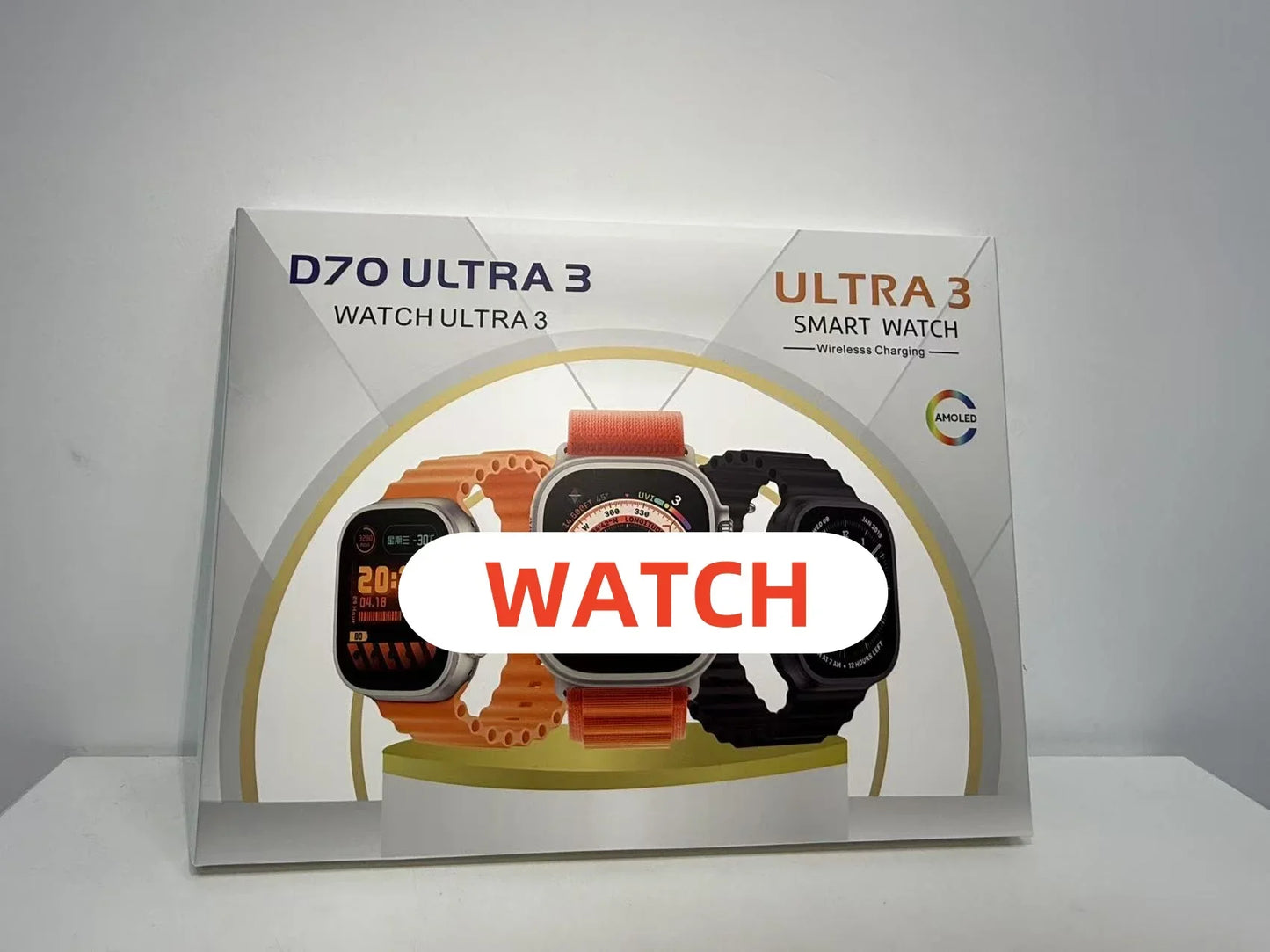 Smart Watch with Full Touch HD Screen 2.08" 49mm NFC Support Magnetic Charging Bluetooth Calling Health & Fitness Tra