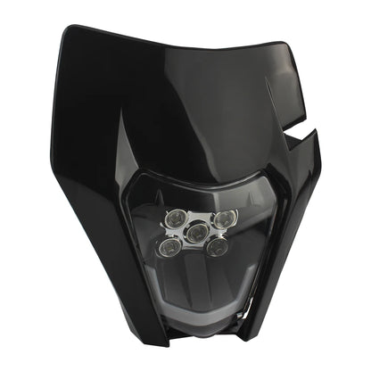 Motorcycle Headlight Plate LED Headlamp for KTM EXC EXCF SX XC 150 250 350 450 Fairing Dirt Bike Motocross Accessories Enduro
