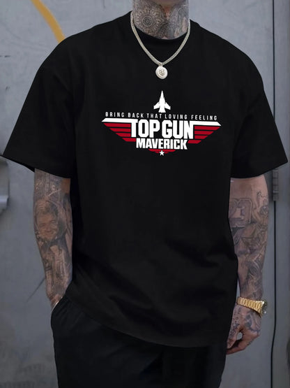 Top Gun Maverick Printing T Shirts Man Cotton Fashion T-Shirt Unisex Casual Oversize Clothes Soft Summer Trendy Street Tops