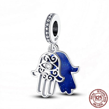Hot Sale 925 Silver Color Evil Eye Charm Demon Eye Bead For Original  Bracelet&Bangle DIY Making Fashion Jewelry Gift