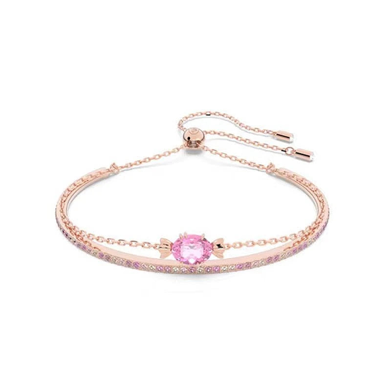 YEEVAA Candy Colorful Imitation Crystal Dopamine Unique Design Choker Necklace Bracelet Earrings, Jewelry for Women Bridal Gift