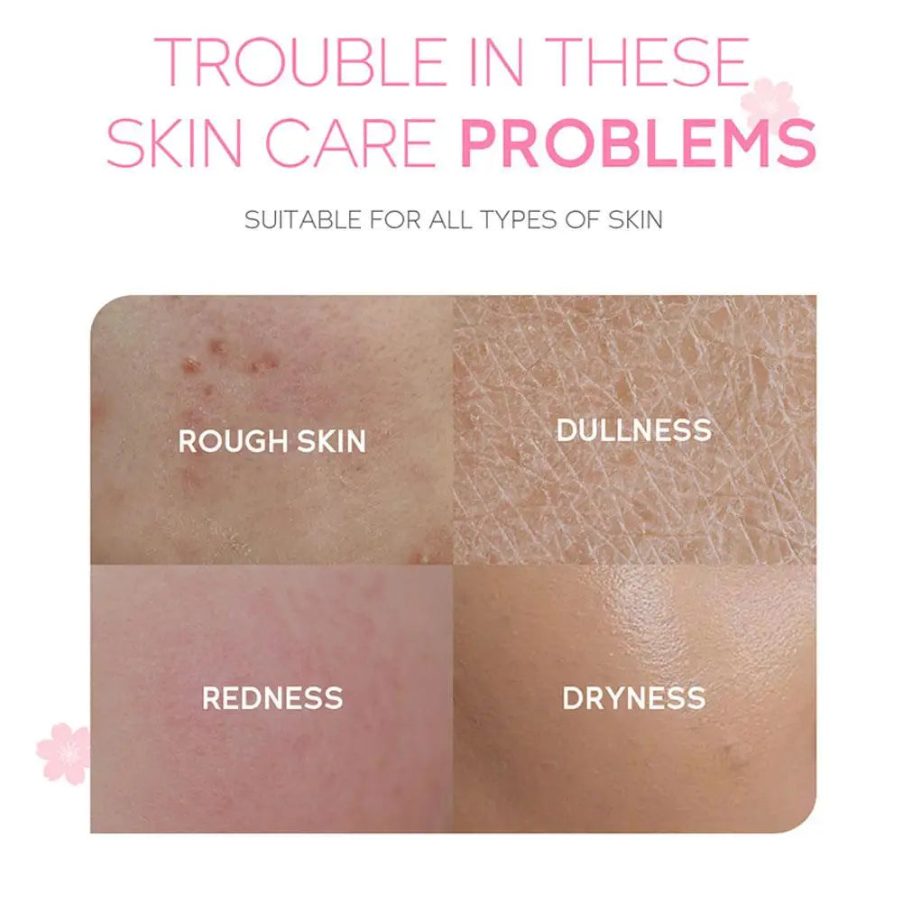 1/5/10Pcs Sakura Facial Toner Moisturizing Firming Skin Soothing Moisturizing Oil Control Hydrating Brightening Face Serum