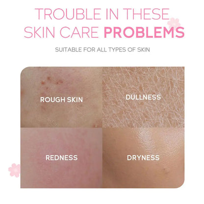 1/5/10Pcs Sakura Facial Toner Moisturizing Firming Skin Soothing Moisturizing Oil Control Hydrating Brightening Face Serum