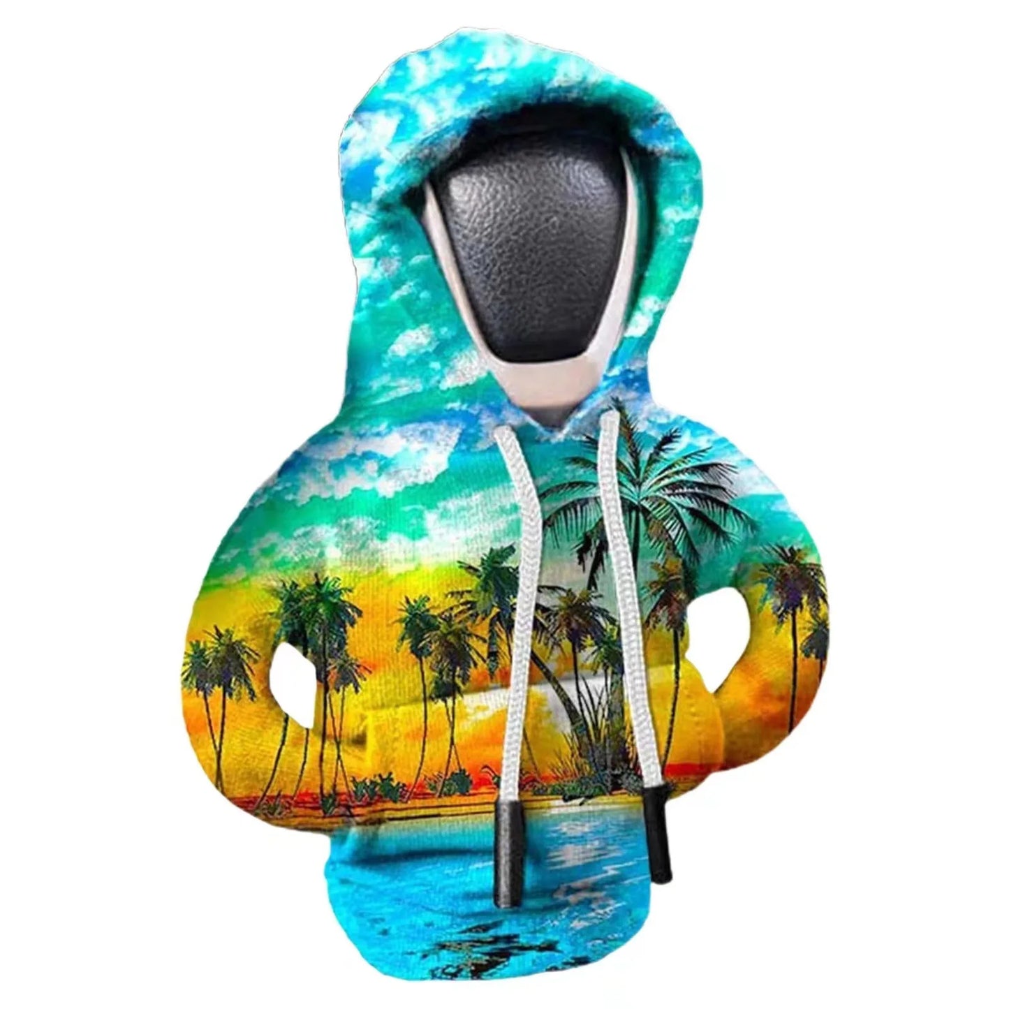 Car Gear Shift Hoodie Cover Shift Cover Gear Handle Decoration Fits Manual Automatic Car Shift Lever Interior Decor Ornament