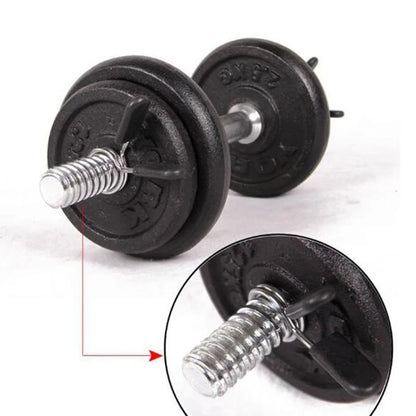 1pc 25/28/30 mm Barbell Clamp Spring Collar Clips Gym Weight Dumbbell Lock Standard Lifting Kit Barbell Lock