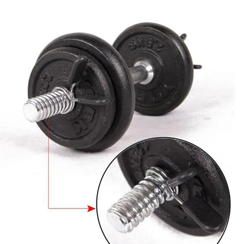1pc 25/28/30 mm Barbell Clamp Spring Collar Clips Gym Weight Dumbbell Lock Standard Lifting Kit Barbell Lock
