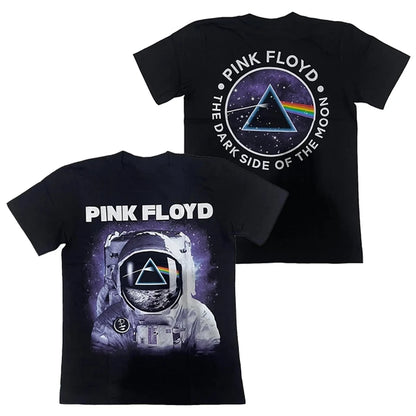 Pink Floyd Print T-shirt Men Women Cotton Hip Hop Oversized Tshirt Short Sleeve T Shirt Streetwear Tops Tee
