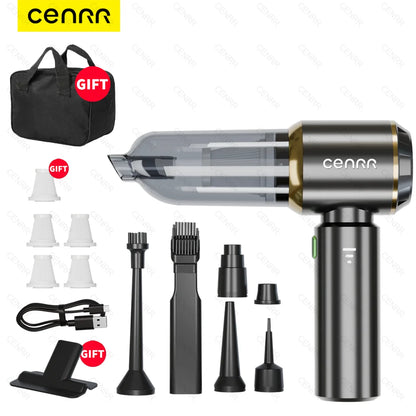 CENRR 360000PA Car Vacuum Cleaner Home Appliance Powerful Wireless Car Cleaner HandHeld Portable Vacuum Cleaner Cleaning Machine