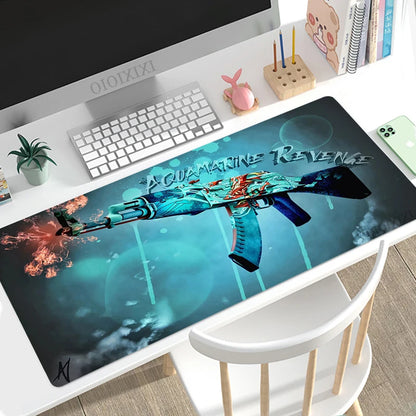 Cs Go Mouse Pad Gaming XL Custom HD New Home Mousepad XXL MousePads Non-Slip Natural Rubber Carpet Office Laptop Mouse Mat