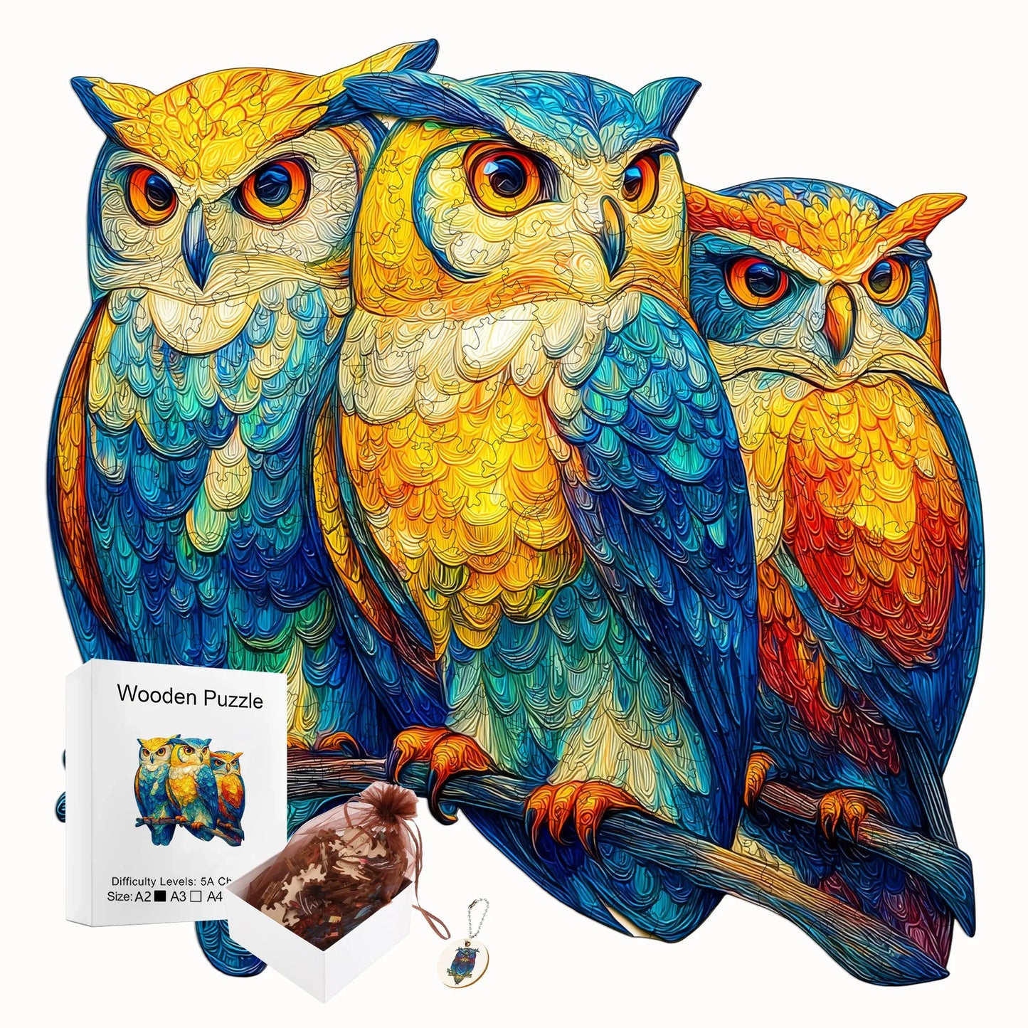 Fantasy Themed Wooden Puzzle Interesting Style Wooden Decor Christmas and Halloween Gift Toy for Teen and Kid