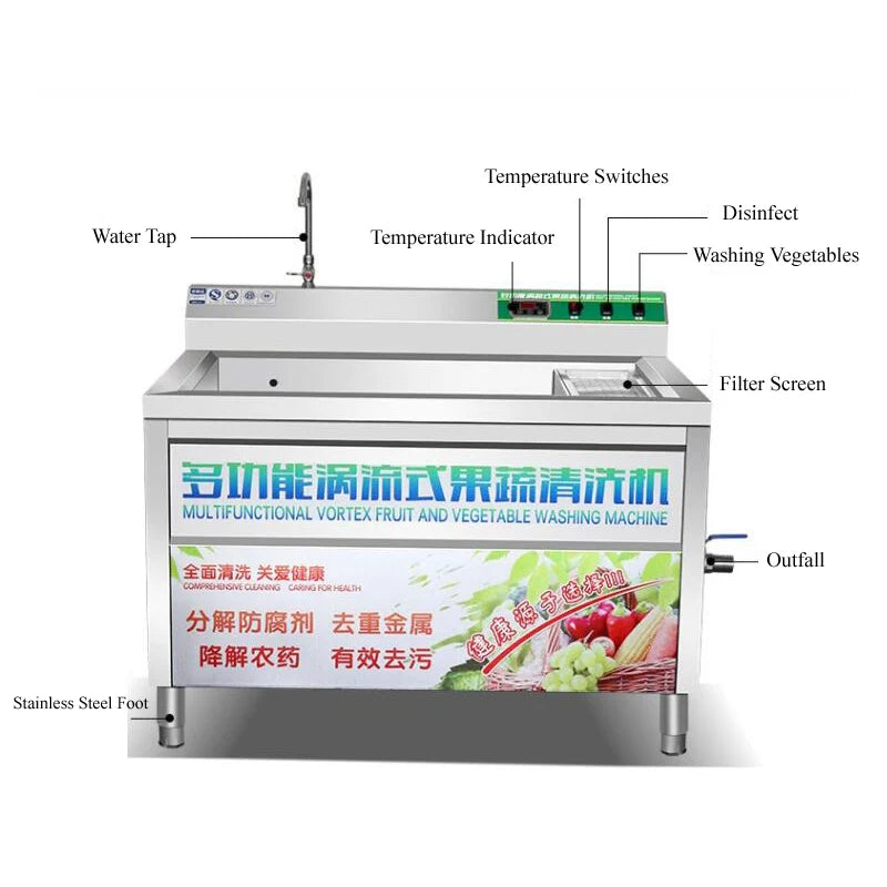 Washing Machines Ultrasonic Sink Dishwasher Mini Multifunctional Dish Washer Portable Fruit Vegetable Washing Machine Household