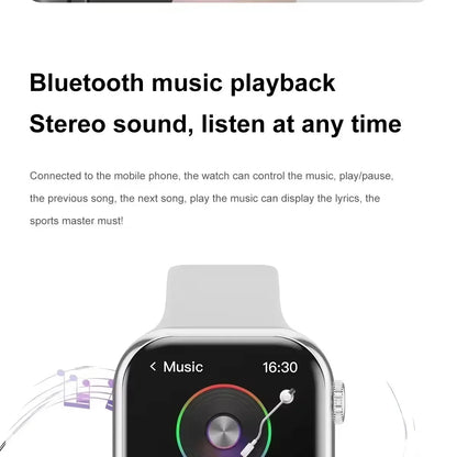 2025 NEW Smart Watch Wireless Charging Smartwatch Bluetooth Calls Men Women Watches Fitness Bracelet Custom Watch Face