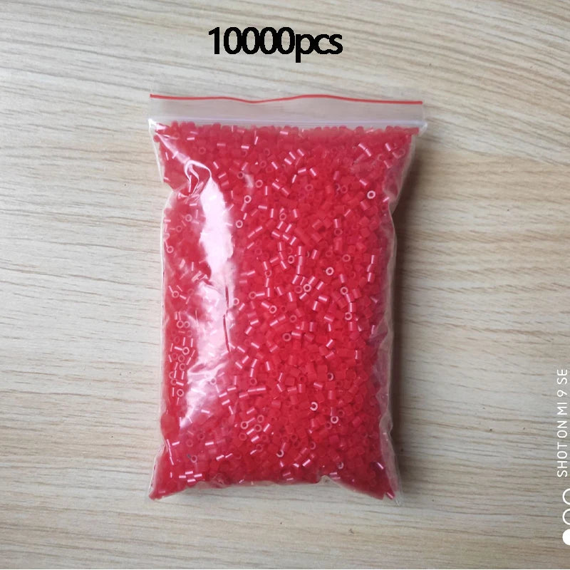 Creative Perler Beads 24/72 Colors Perler Toy Kit 2.6mm Hama Beads 3D Puzzle DIY Toy Kids Creative Handmade Craft Toy Gift