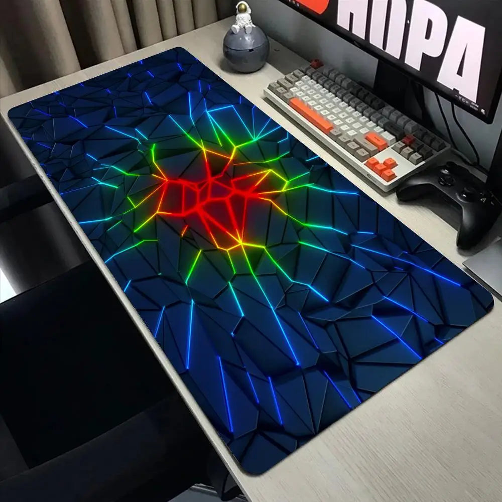 hexagon Mouse Pad Large Computer Office Game Table Mats XXL Rubber Anti-slip Gaming Keyboard Mousepads Long Desk Pads