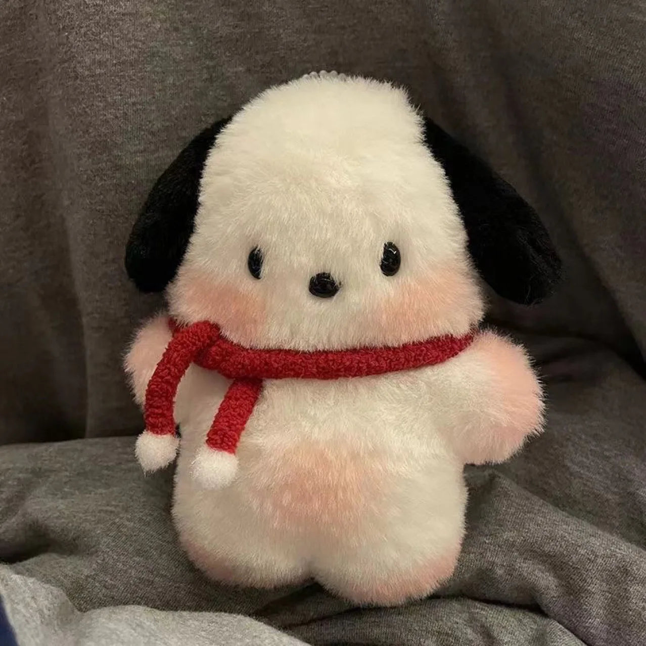 2025 New Pochacco Key Chain Sanrio Cute Doll Girl Diy Bag  Kawaii Room Decoration Pillow Couple Gift Cute Christmas Gift