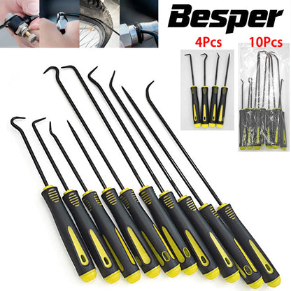 10/4PCS Precision Pick Set - Easy Removal Tool for Auto Oil Seals, O-Rings Seal Gasket Pick, Motorcycle, bicycle tire repair