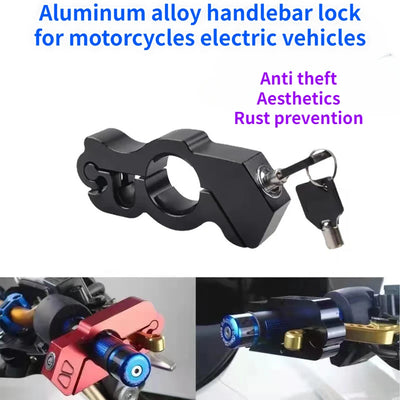 Motorcycle Lever Lock Electric Bike Motorcycle Anti Theft for Motorcycle Insurance Supplies Electric Scooter Padlock Handcuffs