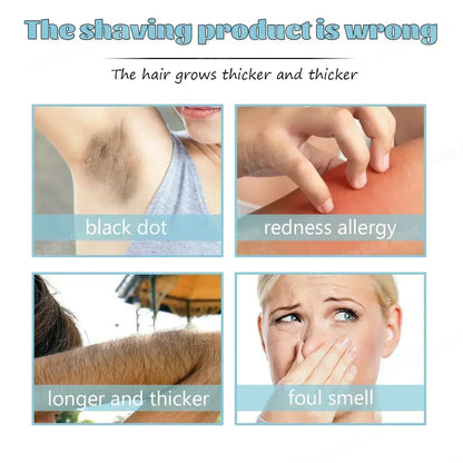 2025 latest hair removal gel powerful hair removal cream intimate part healthy  growth inhibitor body care for men and women