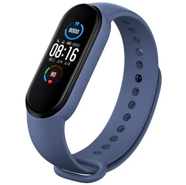 Silicone Watch Straps For Xiaomi Mi Band 7 6 5 4 3 Wristband sport Bracelet Wrist MiBand 3/4 band5 band6 Smartwatch Accessories