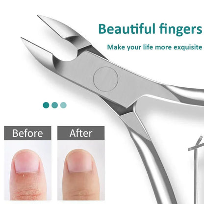 Professional Nail Nipper  Stainless Steel Cuticle Nail Clipper Art Manicure Pedicure Care Trim Plier Cutter Beauty Scissors Tool
