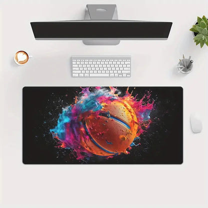 Basketball pattern Mouse Pad  Computer Office Game Table Mats XXL Rubber Anti-slip Gaming Keyboard Long Desk Pads playmat