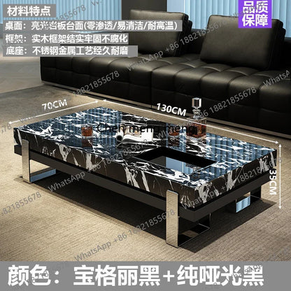 A50 Luxury Designer Side Table Modern Bedroom Living Room Kitchen Organizer Moving Coffee Table Writing Couchtisch Home Furnitur