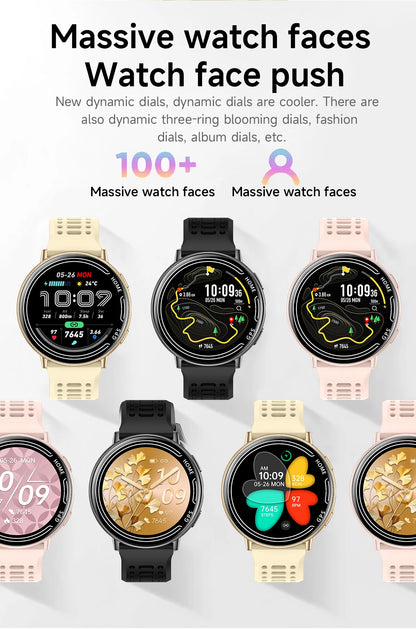 Smart Watch for Men Women Built-in GPS Fitness Watch with BT Calls 100+ Sport Modes IP68 Waterproof Smartwatch for Android iOS