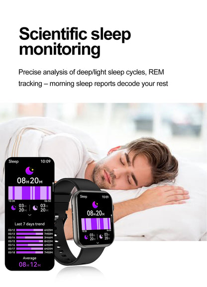 2025 New Smartwatch Men Android IOS Phone 1.9"HD Screen Bluetooth Call Heart Rate Monitoring Sports Waterproof Smart Watch Women