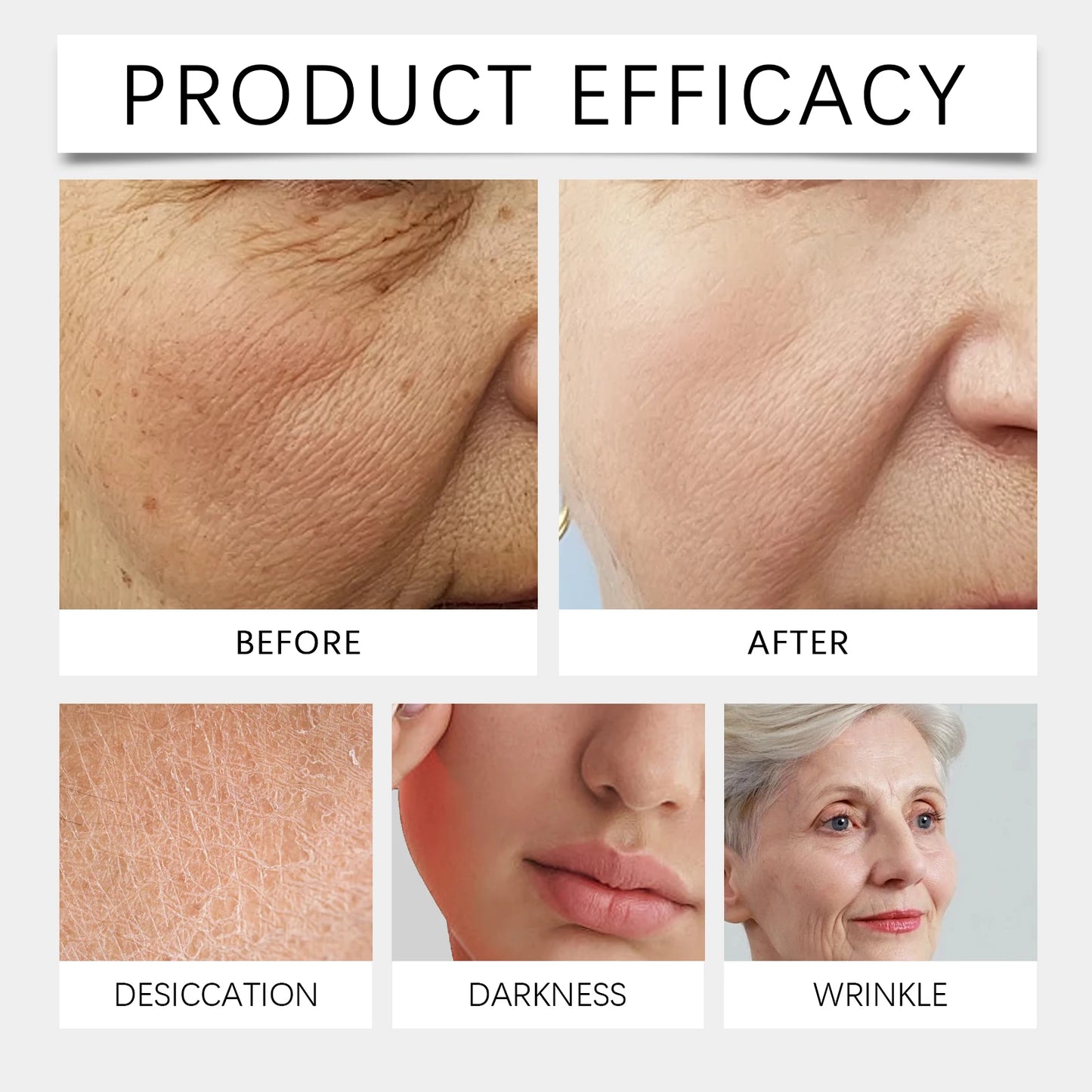HOYGI Retinol Collagen Facial Cream Lifting Firming Moisturizing Essence Stick Brightening Skin Anti Aging Wrinkles Face Serum