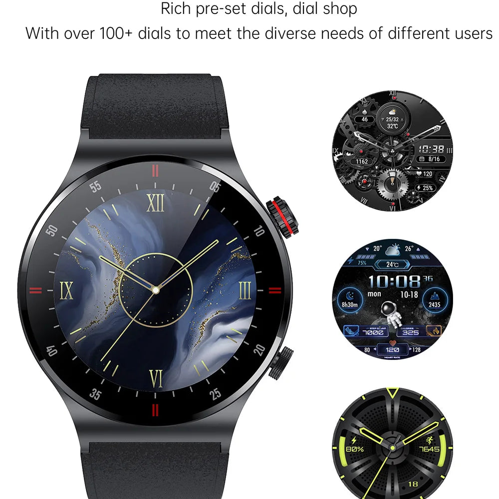 Originl Smart Watches Men NFC Bluetooth Call Fitness Clock Waterproof Sport Watch Wrist Smartwatch for Women Android Phones 2025
