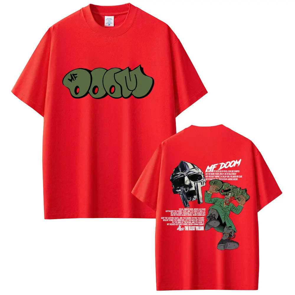 Rapper Album Graphic T-shirt Men Hip Hop Fashion Vintage Summer Male Casual Cotton Oversized Durable Stitching Loose Fit Casual