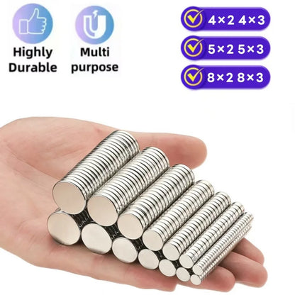Round Home Decoration Accessories Magnets For Fridge, DIY, Building, Scientific, Craft, Education, 4x2 6x2 8x2