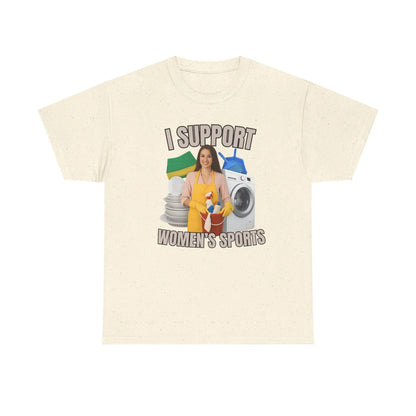 Men I Support Women's Sports T Shirt Unisex Women Oversize Tee Streetwear Casual Short Sleeve Funny Sarcastic Humor Gen Z Humor