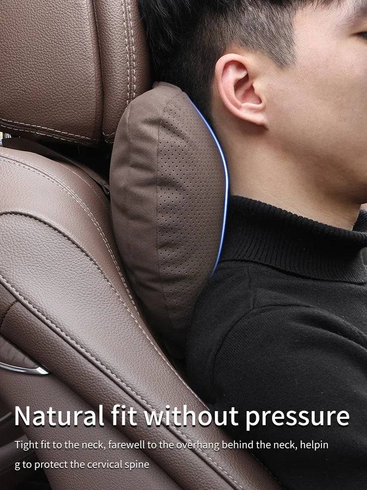 XPENG P5 P7 G3 G6 G9 X9 N5 F57 BETA Car Headrest Neck Support Seat Lumbar Cushion Breathable Soft Neck Pillow Auto Accessories