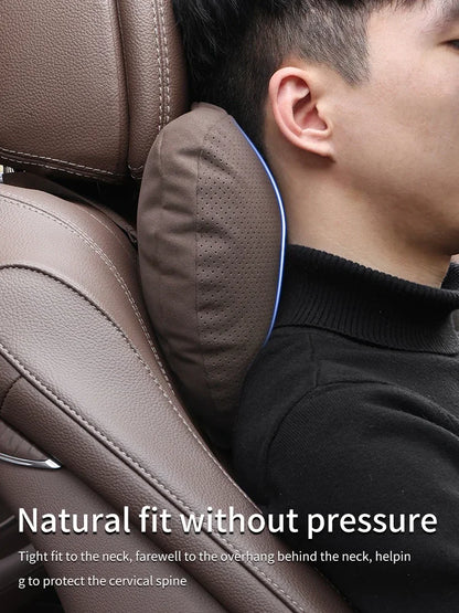 XPENG P5 P7 G3 G6 G9 X9 N5 F57 BETA Car Headrest Neck Support Seat Lumbar Cushion Breathable Soft Neck Pillow Auto Accessories