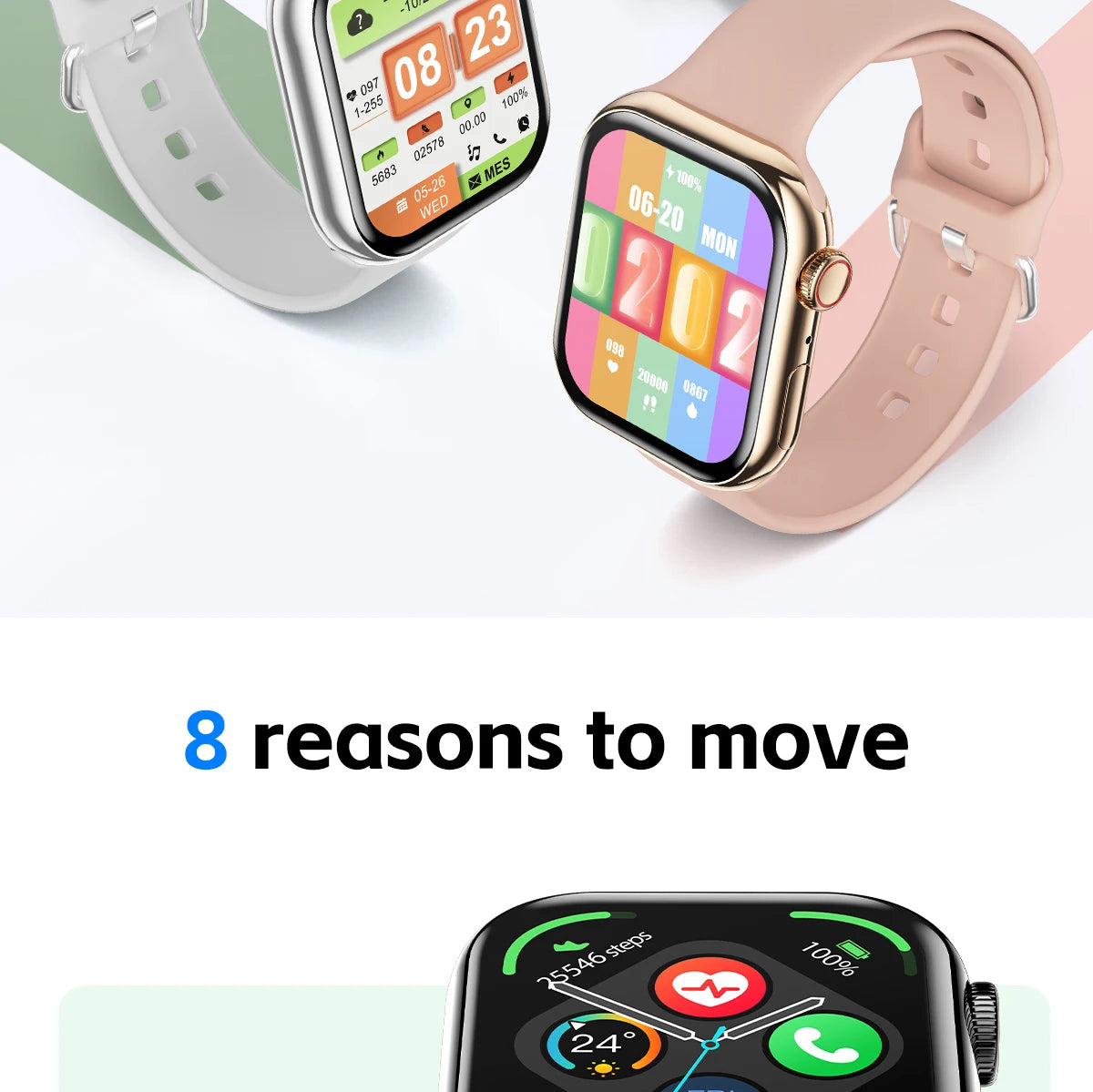 2025 New for Watch 10 Smart Watch Men HD AMOLED Music 3D Surround Health monitoring Bluetooth Call Waterproof Woman smart watchs