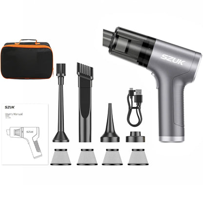SZUK 780000PA Powerful Vacuum Cleaner Mini Cordless Portable Car Vacuum Cleaner for Home Appliance Handheld Blower Car Cleaner