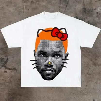 2025 Women Vintage Top Hip Hop Streetwear Tshirt Short Sleeve Casual Clothing Summer Fashion Trendy Nostalgic Retro Tee