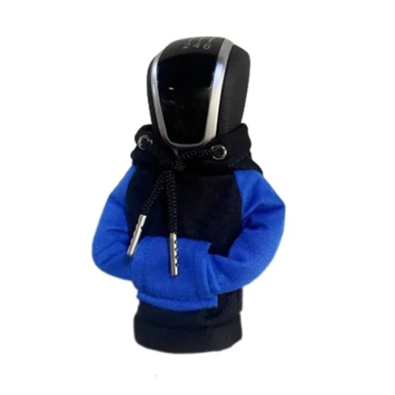 Hoodie Universal Car Shift Lever Interior Decor Gear Shift Hoodie Cover Shift Cover Gear Handle Decoration Fits Manual Automatic