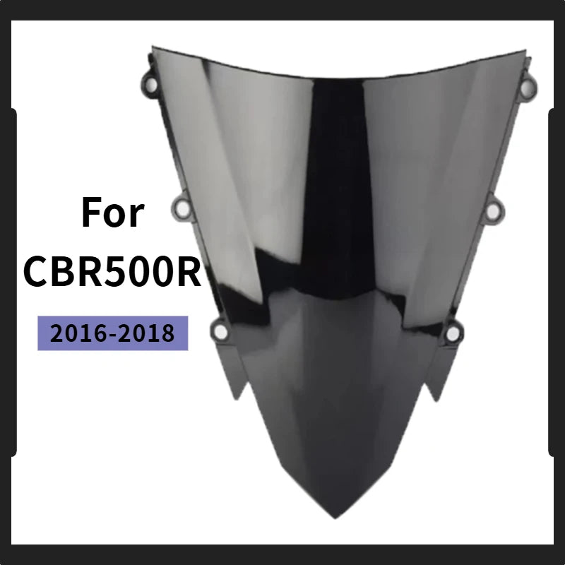 For Honda CBR500R CBR 500 R 500R 2016 2017 2018 Motorcycle Double Bubble Windshield  WindScreen Accessories Fairing Deflector