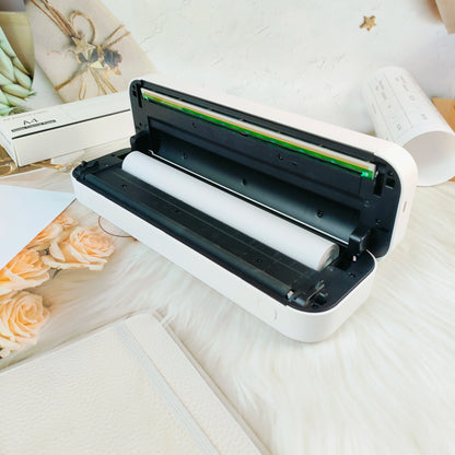 Marklife Portable A4 Thermal Printer Bluetooth-compatible Photo PDF Printing Machine Folded Rolls Paper for Office Home Travel