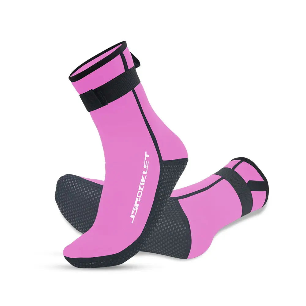 Men Women's 3MM Neoprene Diving Socks Warm Swimming Snorkeling Beach Volleyball Water Sports Boots High Cut Wetsuit Shoes