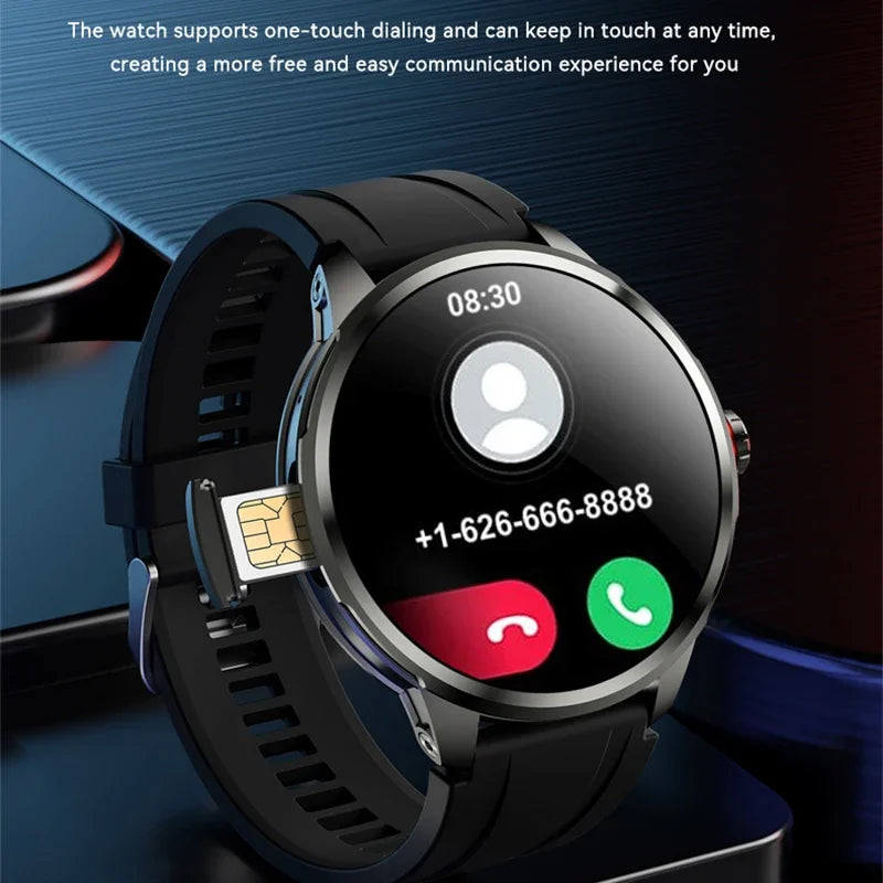 5G/4G Smart Watch 720*720 AMOLED 1.95 inch HD 900W Camera 8GB+128GB RAM 1990mAh Clock GPS WIFI Google APP Smartwatch Android 9.0