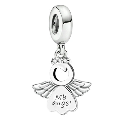 925 Sterling Silver Small Fresh Four Leaf Clover Series Charms Bead Diy Bracelet Necklace Making Gift Of High Quality Jewelry