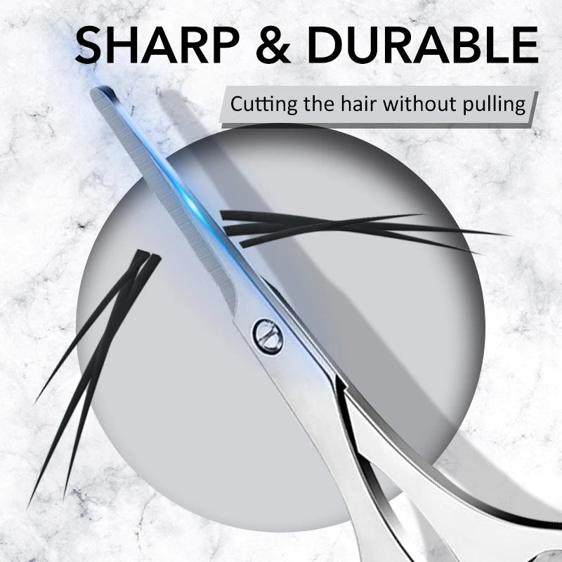 1Pc Nose Scissors Beauty Products Makeup Tool Hair Remover Nail Cuticle Round Tip Scissors Safe Health Nose Hair Scissors