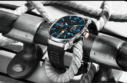 2026 New GPS Track Smart Watch Men 1.85-Inch HD AMOLED Screen 710 Mah Battery Sport Bluetooth Call Smartwatch For Android IOS
