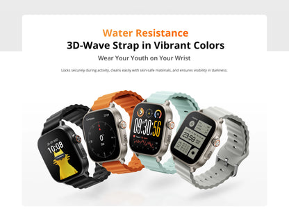 realme Watch 5 Smart Watch 1.97" 2D Flat AMOLED Display Compass & Independent GPS with 5 GNSS 14-day Battery Life NFC Card IP68
