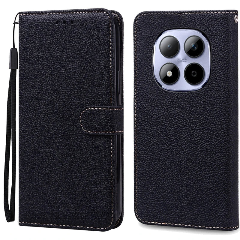 For Redmi Note 15 Pro Case Xiaomi Redmi Note 15 4G Case Wallet Leather Flip Cover For Redmi Note 15 Pro Plus 5G Case Coque Funda